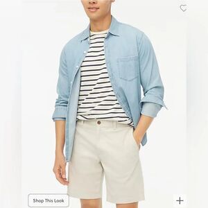 J.Crew Factory 9" flex chino short